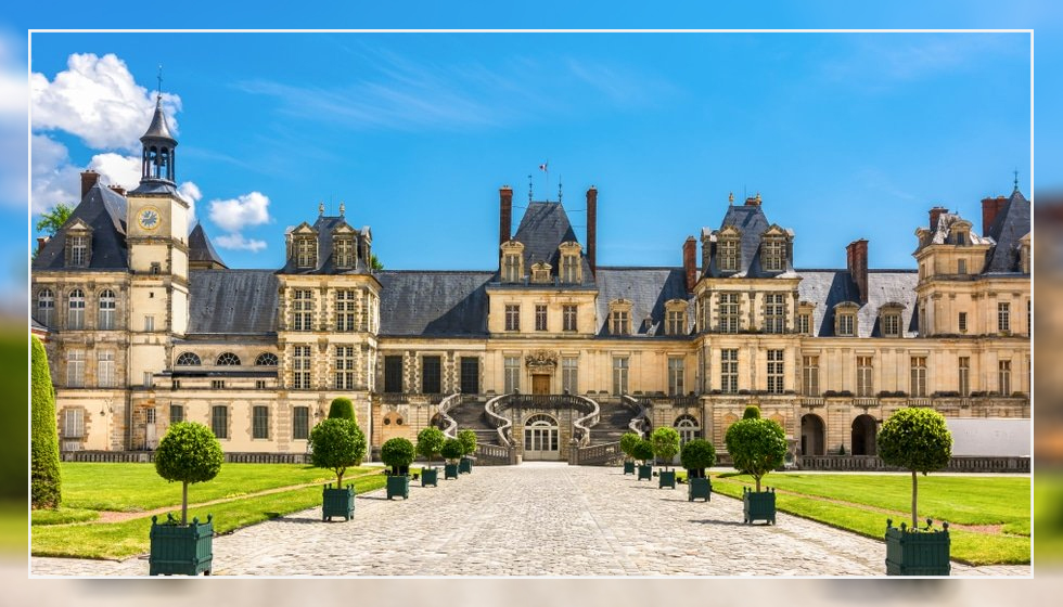 قصر باشکوه و مجلل فونتن بلو در فرانسه